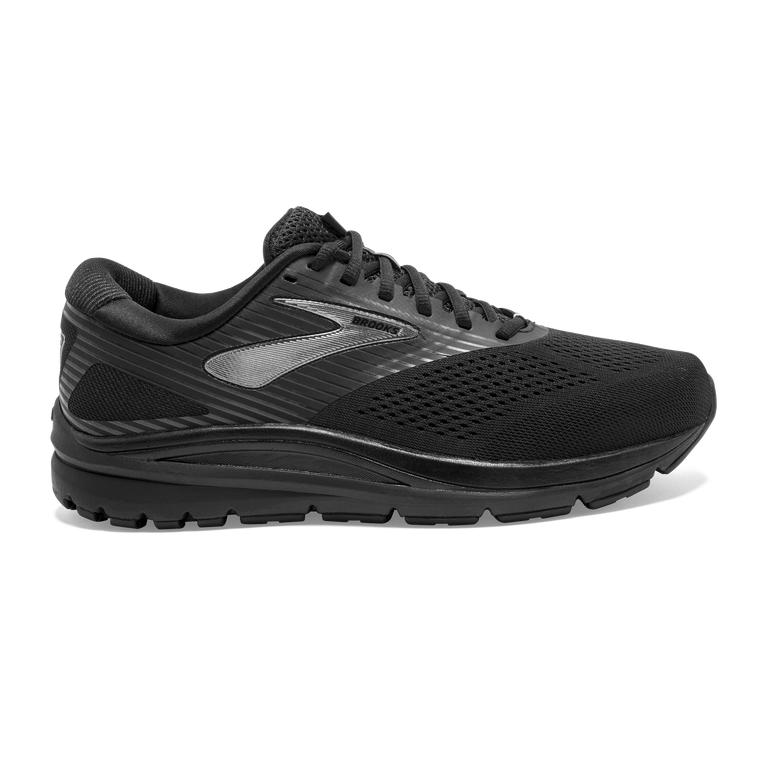 Brooks Addiction 14 Men's Road Running Shoes - Black/Charcoal/Black (87659-WHIF)